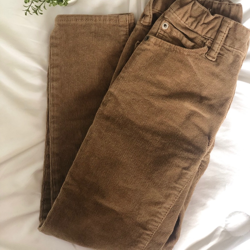 Boys Khaki Corduroy Pants